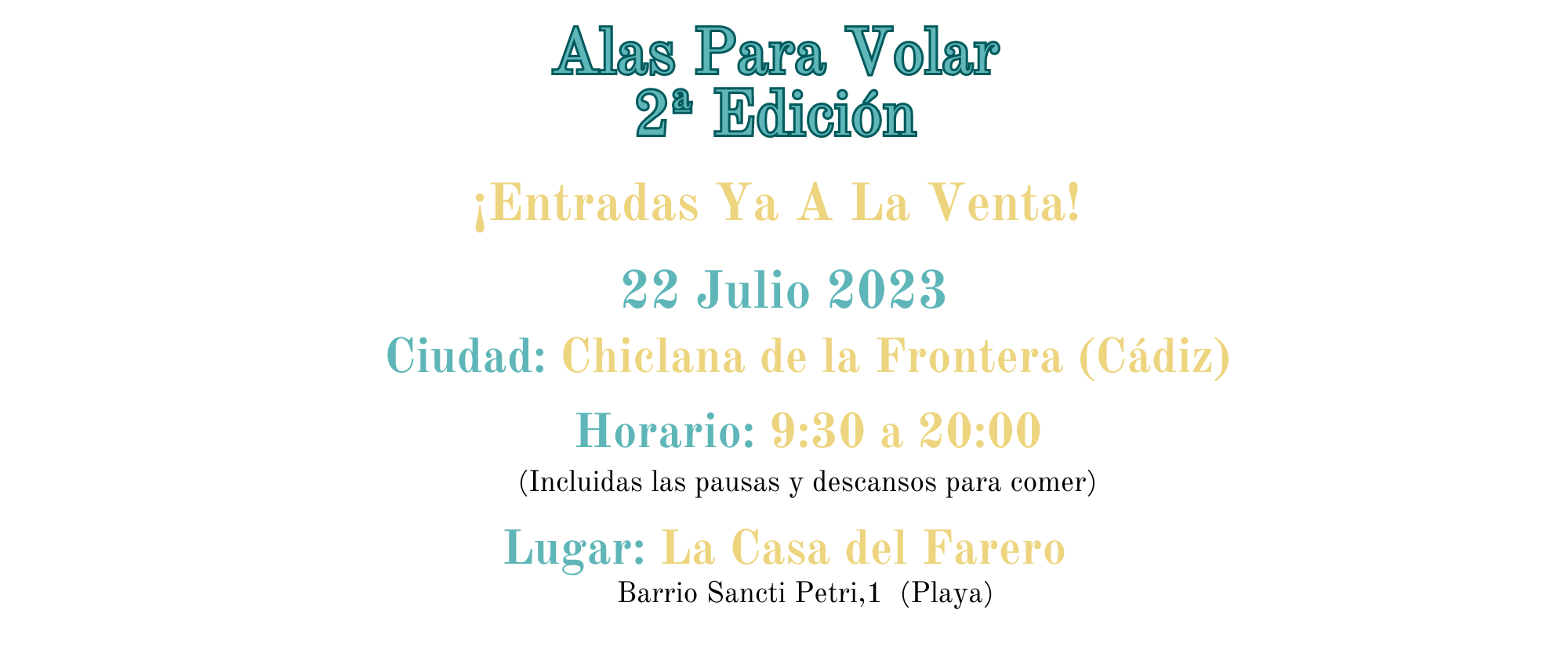 Instrucciones evento
