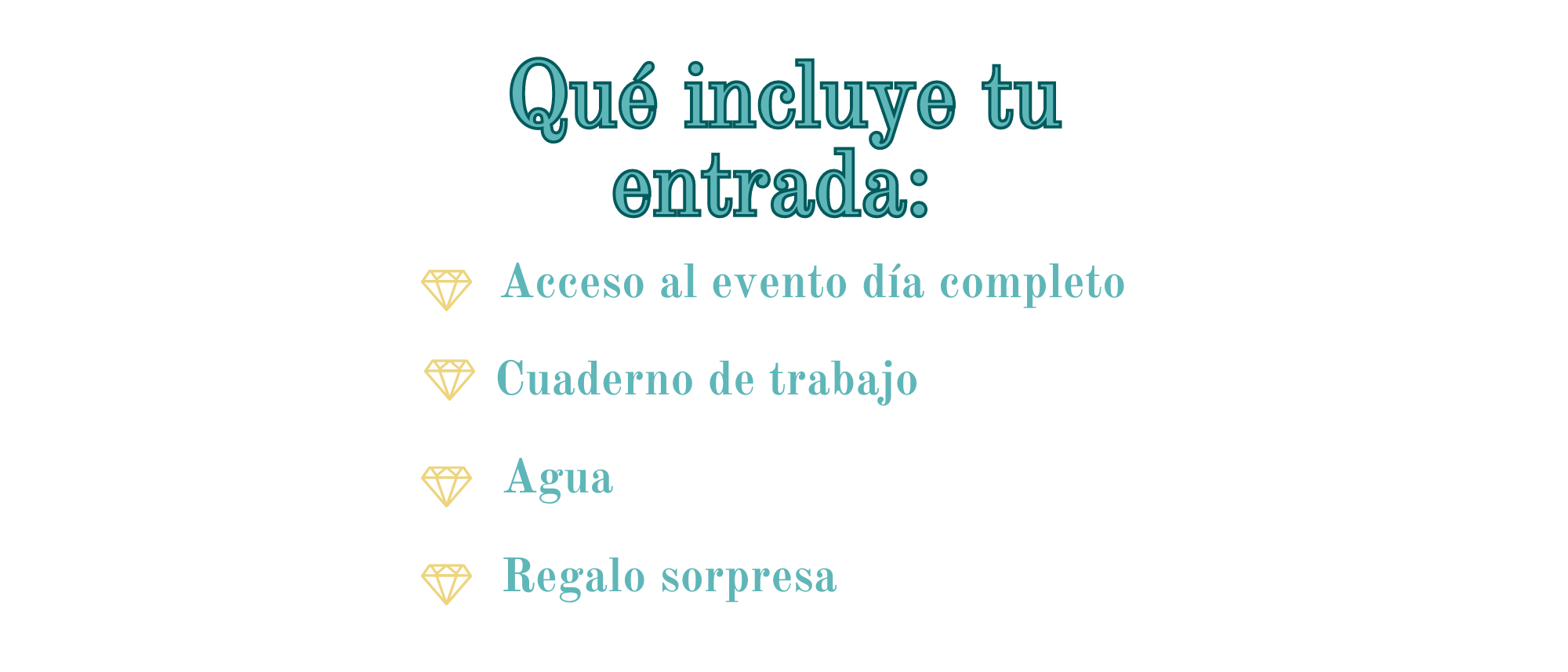 Que incluye tu entrada